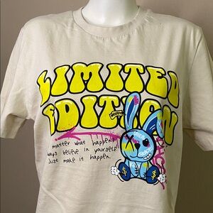 Super Massive tan vandal bunny graffiti Graphic Tee
